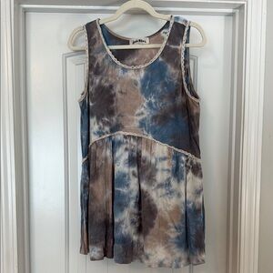 Tie-Dye Sleeveless Top